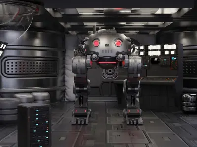 Robot for 3D and Epic Games Free 3D model