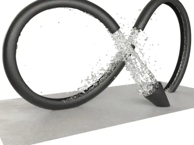 Infinite Water Fountain 3D model