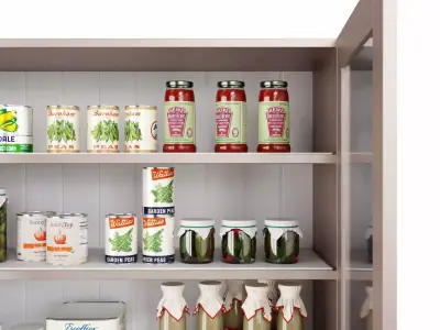 kitchen accessories shelf 3D model