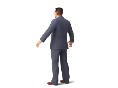 Rigged Marcus Brody 3D model