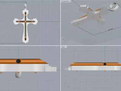cross 3D print model 19