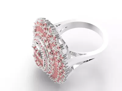 oval ring 3D model