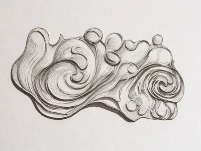 3D Wall Panel mural decor set relief stl 05  3D model