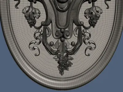 Reinassence decorative element 3D model