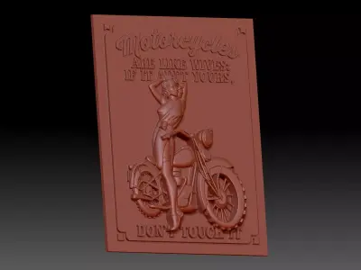  Motorcycle 3D print model