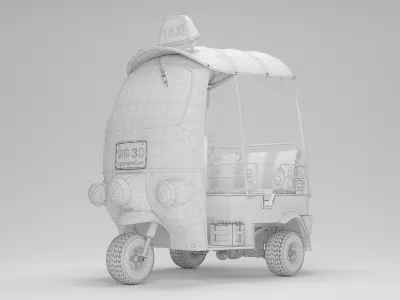 Little Thai Tuk Tuk 3D model