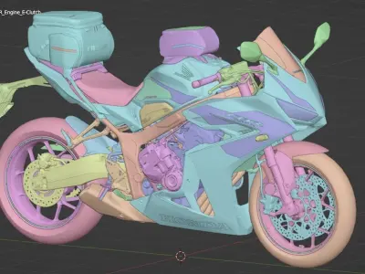 2024 Honda CBR 650 R 3D model