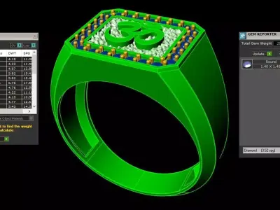 OM RING AUM RING 3D print model