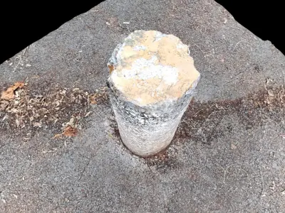 Mosaic Car Stop 3D model