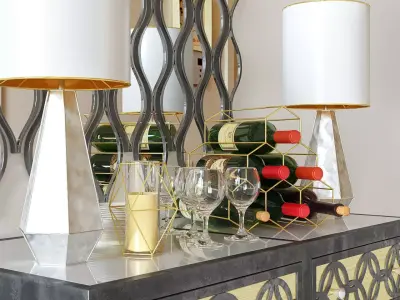 Dresser with mirror 3D model