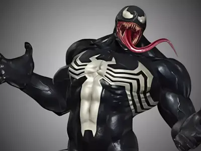 Venom 3D Model Rigged 2023 3D model