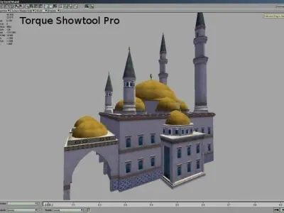 Sultan Palace  Low-poly 3D model