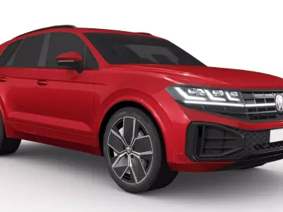 Volkswagen Touareg 2024 Low-poly 3D model