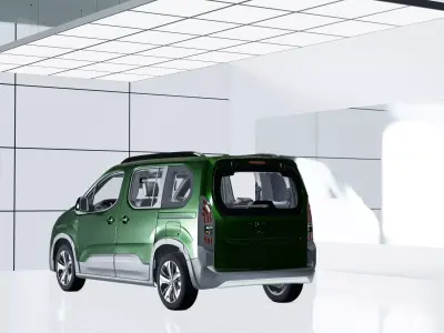 Peugeot e-Rifter 2024 3D model