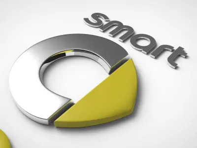 Logo Car Smart 3D model