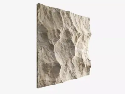 302-RockPanel sandstone wall texture 3D model