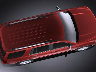 Chevrolet Tahoe 2015 VRAY 3D model