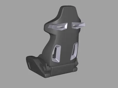 1-24 SCALE RECARO R333 SEAT 3D print model