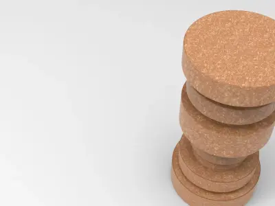 Ogg Side Table Low-poly 3D model