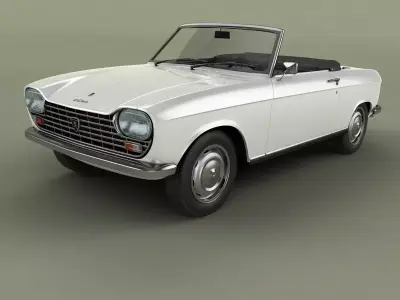 Peugeot 204 Convertible 3D model