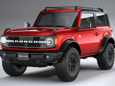 Bronco Wildtrak 2-door 2021 3D model