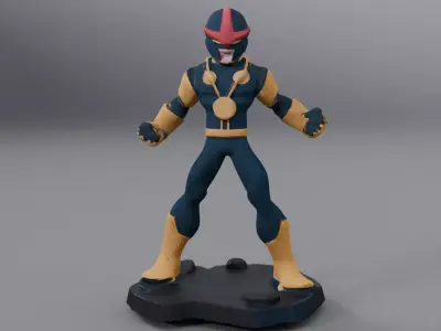 nova troop soldier doll 3D model