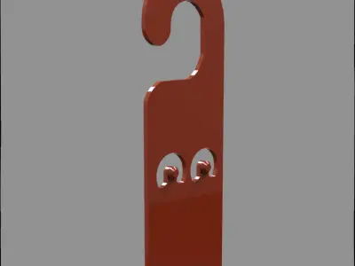 Door Hanger Key Holder 3D print model