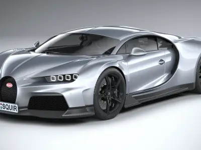 Bugatti Chiron Super Sport 2022 3D model