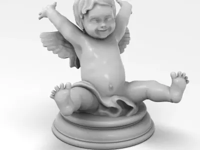 Angel Statuette 3D print model