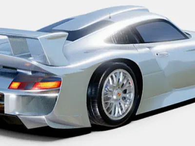  Racing is not a simple game Low-poly 3D model