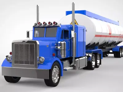 PeterBilt Truck 3D model