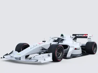 Super Formula Template 2022 3D model