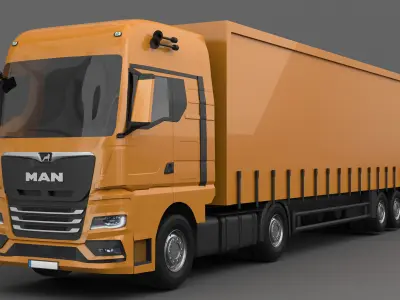 MAN TGX  Fahrerhaus GX Sattelzugmaschine -2020 3D model