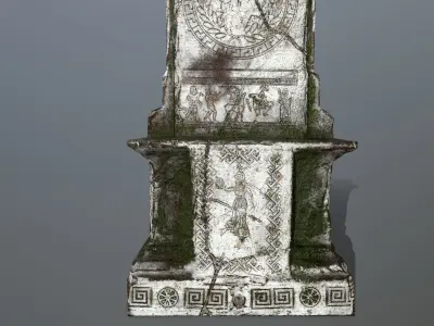 statue 1 Low-poly 3D model