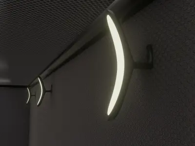 WAREHOUSE interior 3D car studio 3D model