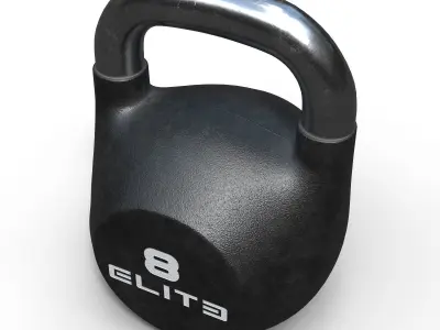 Low Poly Elite KettleBell Low-poly 3D model