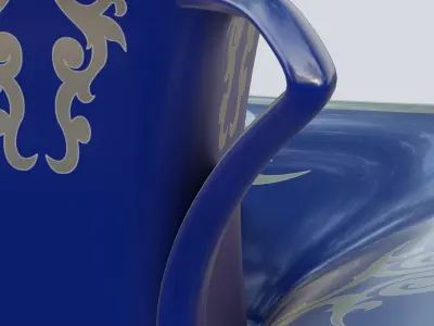 Square Espresso Cup 3D model