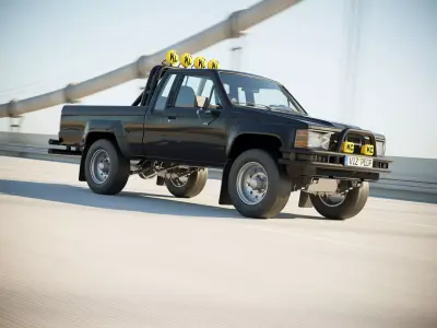 Back to the Future pickup truck 3D model