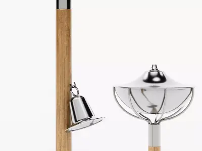 Garden Torch by Anormal 3D model