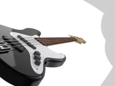 Fender Starcaster Bass guitar Free 3D model