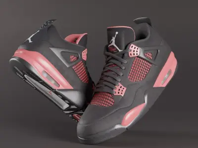 Jordan 4 Variety Pack Low-poly 3D model