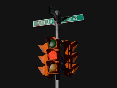 Traffic Lights 3D model