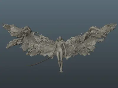 Elden Ring Malenia Phase 2 3D print model