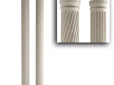 column pillars for columns 3D model