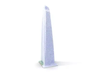 Sleek Glass Obelisk model pack Low-poly 3D model
