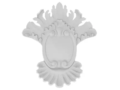 Cartouche Ornament 015 3D model