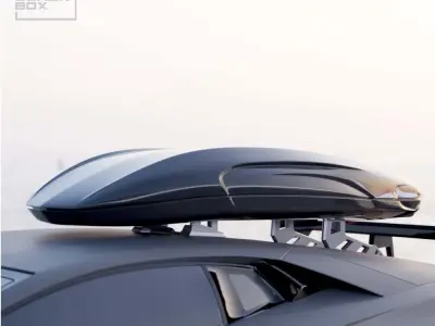 Ski box for Diecast and RC - Roof box 1-24 and 1-64 3D print model