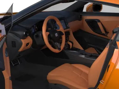 Nissan GTR 2017 3D Model 3D model