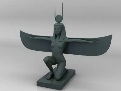 Ancient Egypt sculptures pack 3D Model Collection