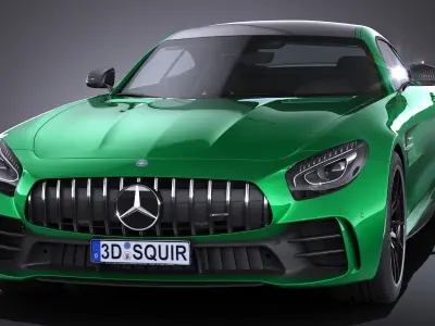 Mercedes AMG GT R 2017 3D model